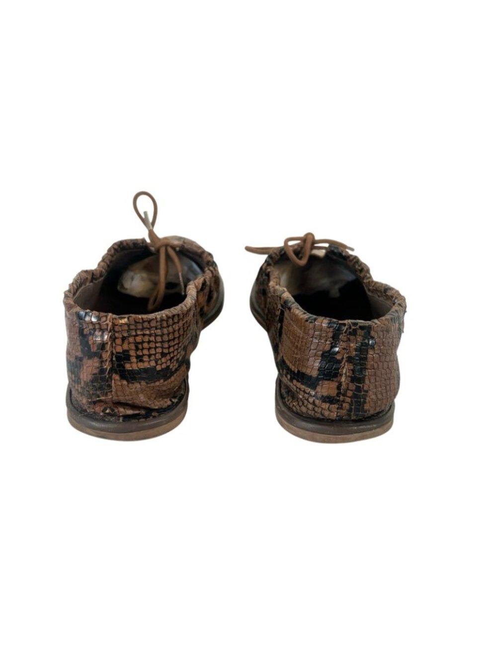 Anthropologie Pilcro snake print flats sz 39/9 - Picture 4 of 7